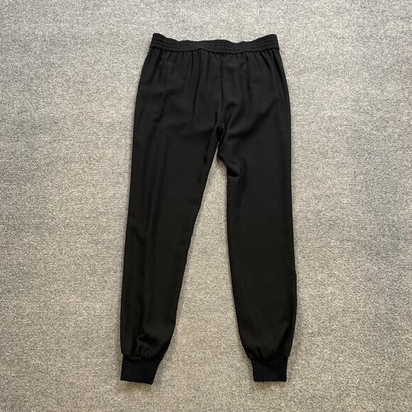 Joie Jogger Womens M Medium Black Mariner Pleated Elastic Waist Pockets Pants - Picture 8 of 10